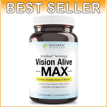 Load image into Gallery viewer, Vision Alive Max: Natural Eye Health Supplement with 8 Ingredients, 30 Capsules