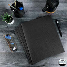 Load image into Gallery viewer, Durable Black Two-Pocket Folders - 125 Count, Perfect for School and Office Use