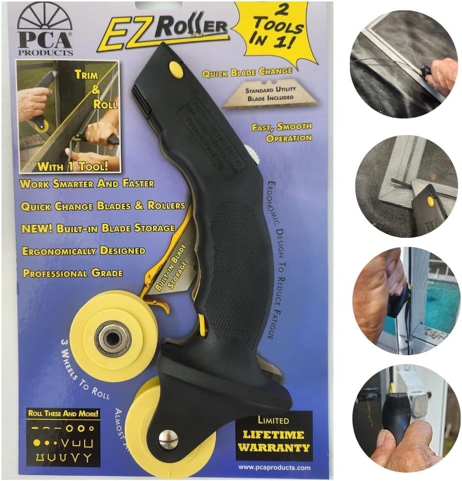 High-Quality Screen Roller Tool with Ergonomic Design - Ideal for DIY Projects