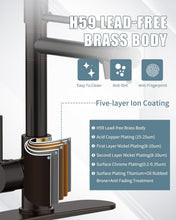 Load image into Gallery viewer, Elegant Oil Rubbed Bronze Kitchen Faucet with Soap Dispenser &amp; Pull Down Sprayer