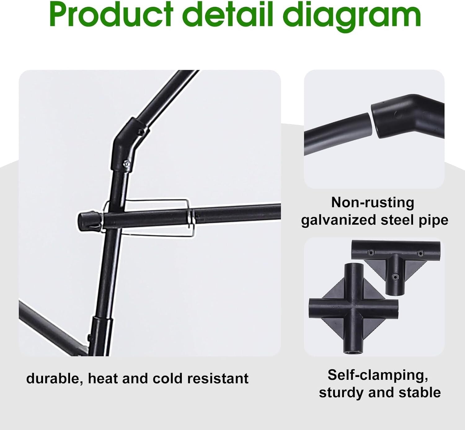 Elegant 7ft Garden Arch Trellis - Adjustable Metal Support for Climbing Plants