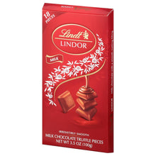 Load image into Gallery viewer, Indulgent LINDOR Milk Chocolate Bars with Melting Center - 12 Count Treat