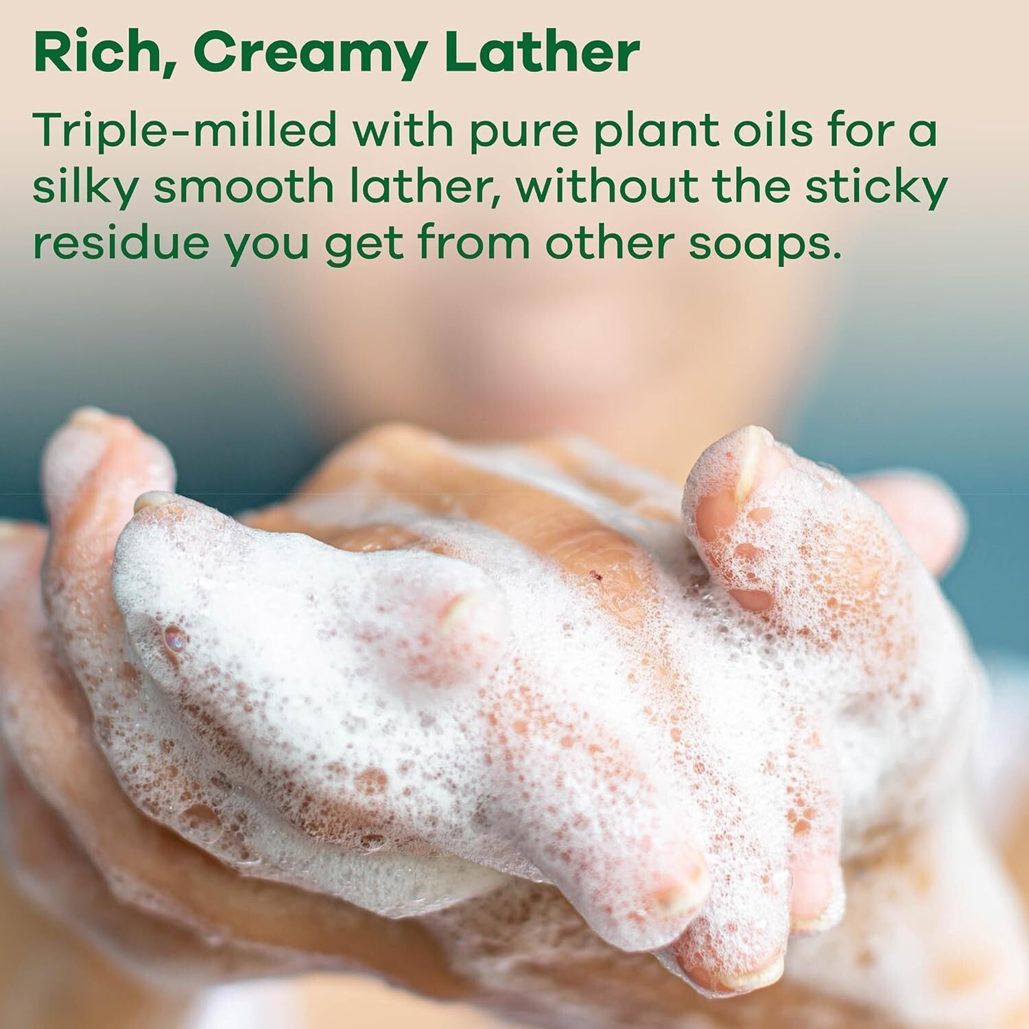 Triple Milled 6.6 OZ Tea Tree Soap with Sage Extract – Long-Lasting Luxury Bars