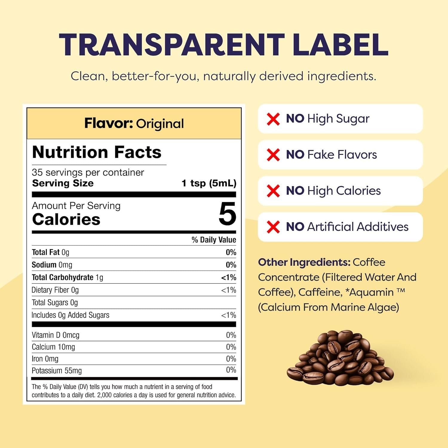 Versatile Coffee Concentrate for Hot or Iced Drinks - 12 oz, Mocha & Original