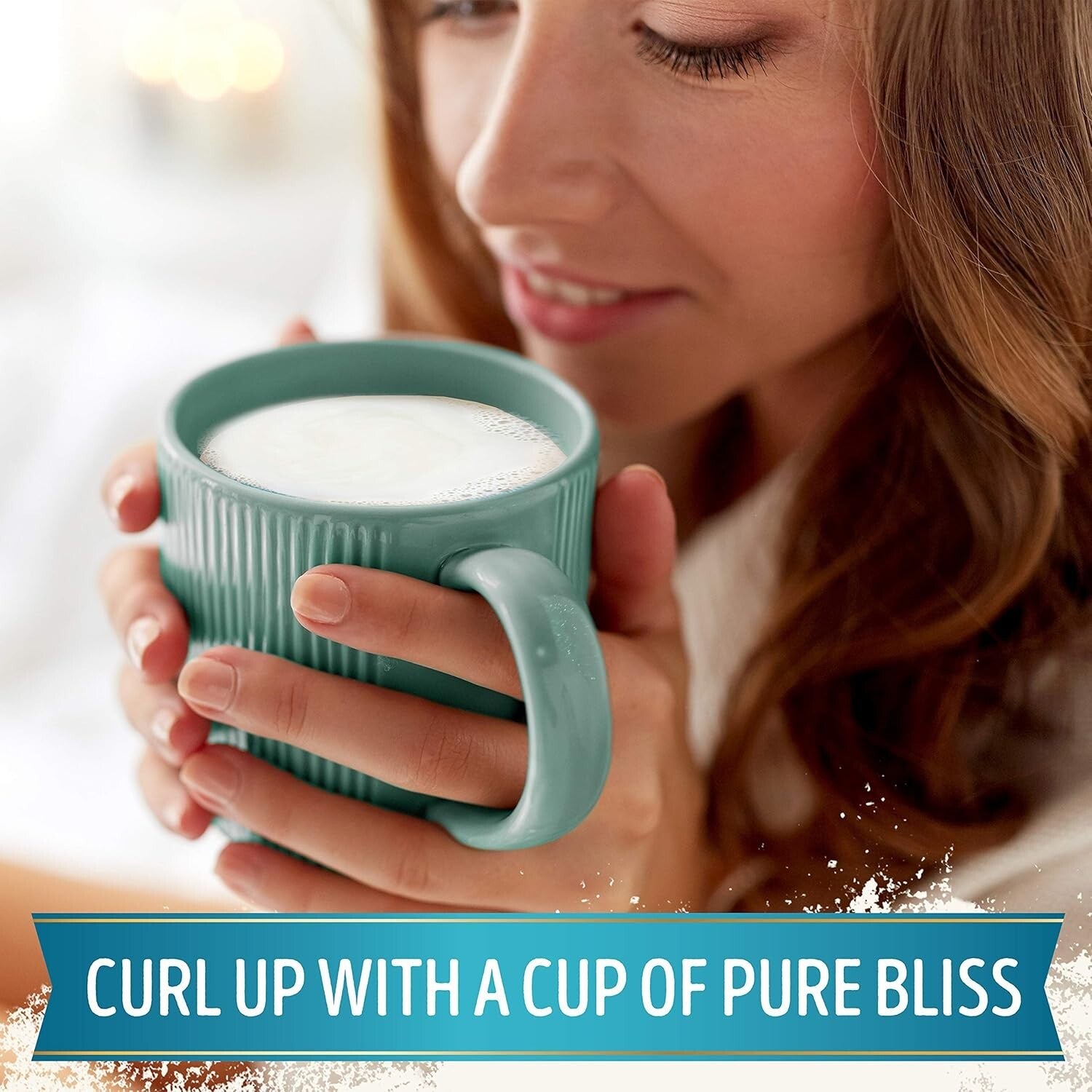 Creamy White Chocolate Hot Drink Mix - 12 Packs x 8 Count - 99.9% Caffeine Free