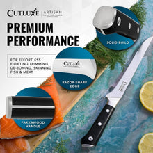 Load image into Gallery viewer, Artisan BBQ Knife Set – Razor-Sharp 12" Slicing Knife &amp; 6" Boning Knife Gift Set