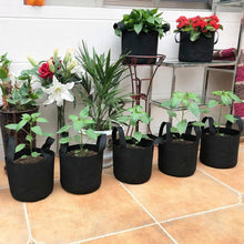 Load image into Gallery viewer, 24-Pack 7 Gallon Heavy-Duty Nonwoven Grow Bags with Durable Handles &amp; Labels