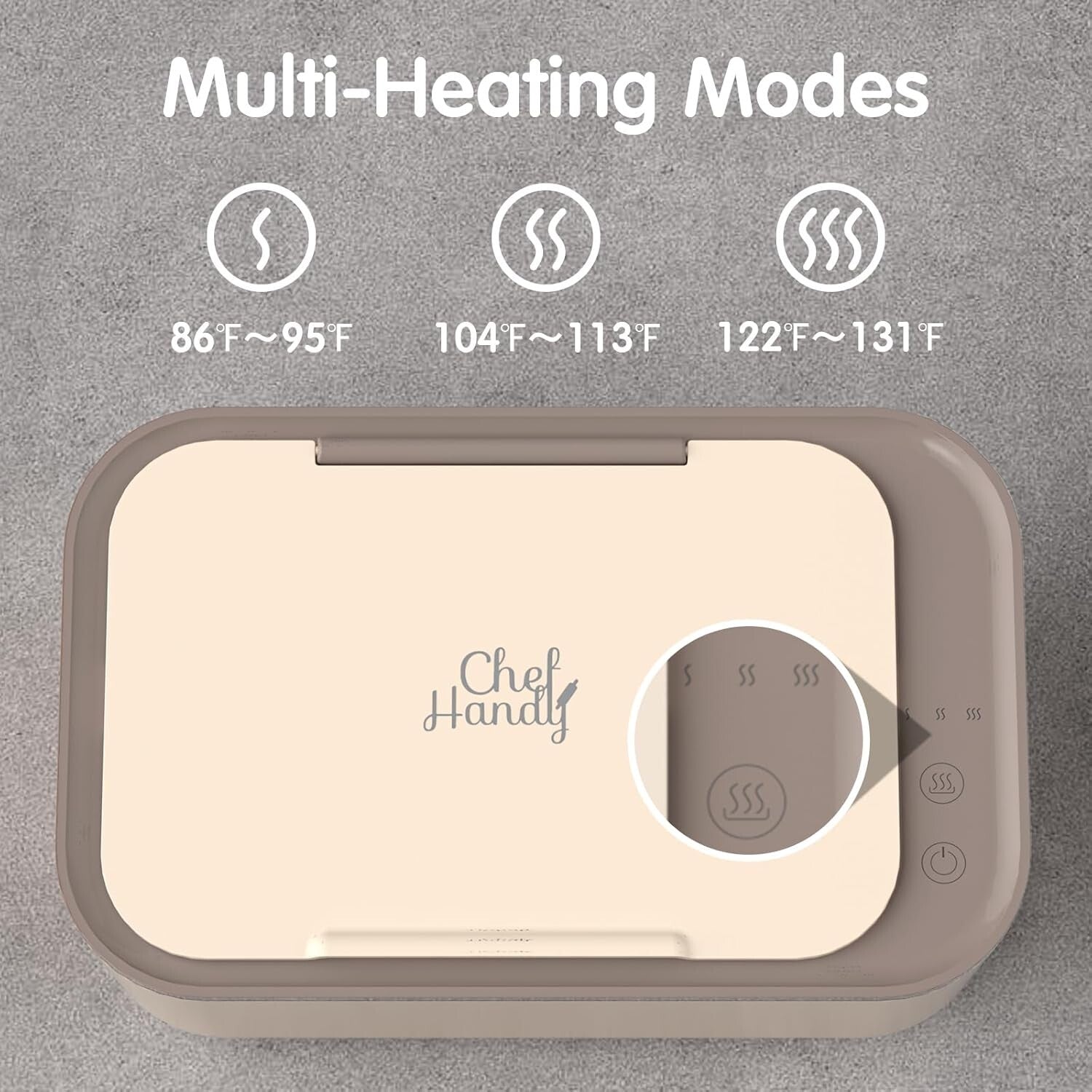 Even Heat Baby Wipe Warmer & Dispenser with 3 Temperature Settings (Yellow)