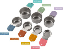 Load image into Gallery viewer, Magnetic Measuring Tools Set - 7 Cups &amp; 8 Spoons in Vibrant Colors for Easy Use