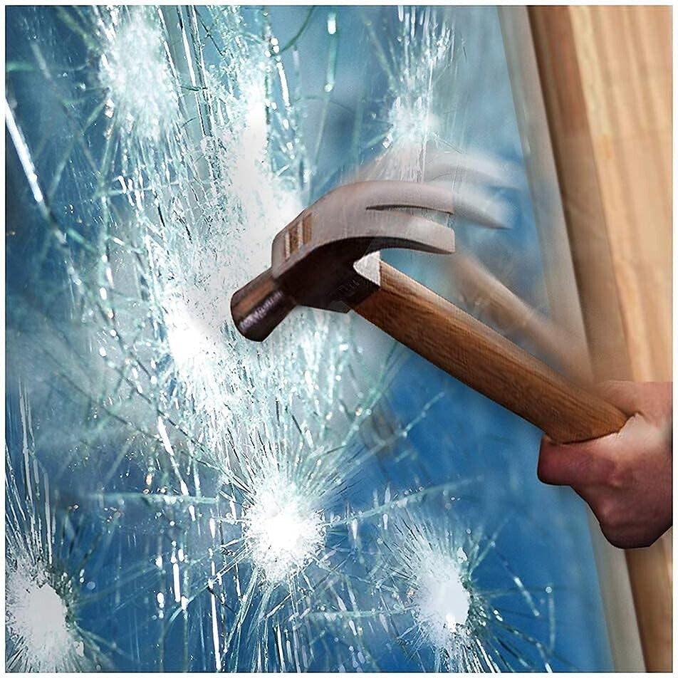 Crystal Clear Shatter-Resistant Window Film 48in X 12ft – Safety & UV Shield