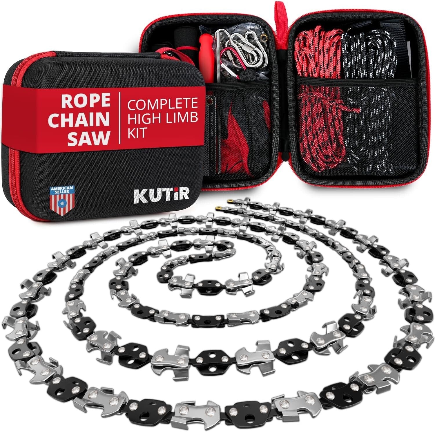 48" High Limb Rope Saw - Effortless Tree Cutting with Dual-Sided Sharp Blade