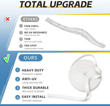 Load image into Gallery viewer, Universal Fit White RV Trim Molding - 100ft Weather-Resistant Insert with Caps