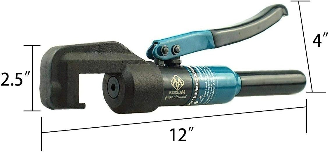 Hand-Powered Hydraulic Crimper with Ergonomic Handle for Stainless Steel Cables