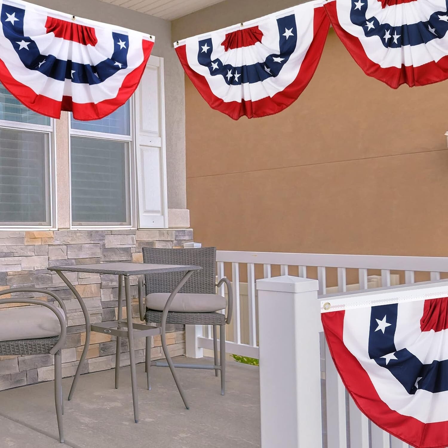 Durable & Fade Resistant American Bunting Flag - Perfect for Independence Day