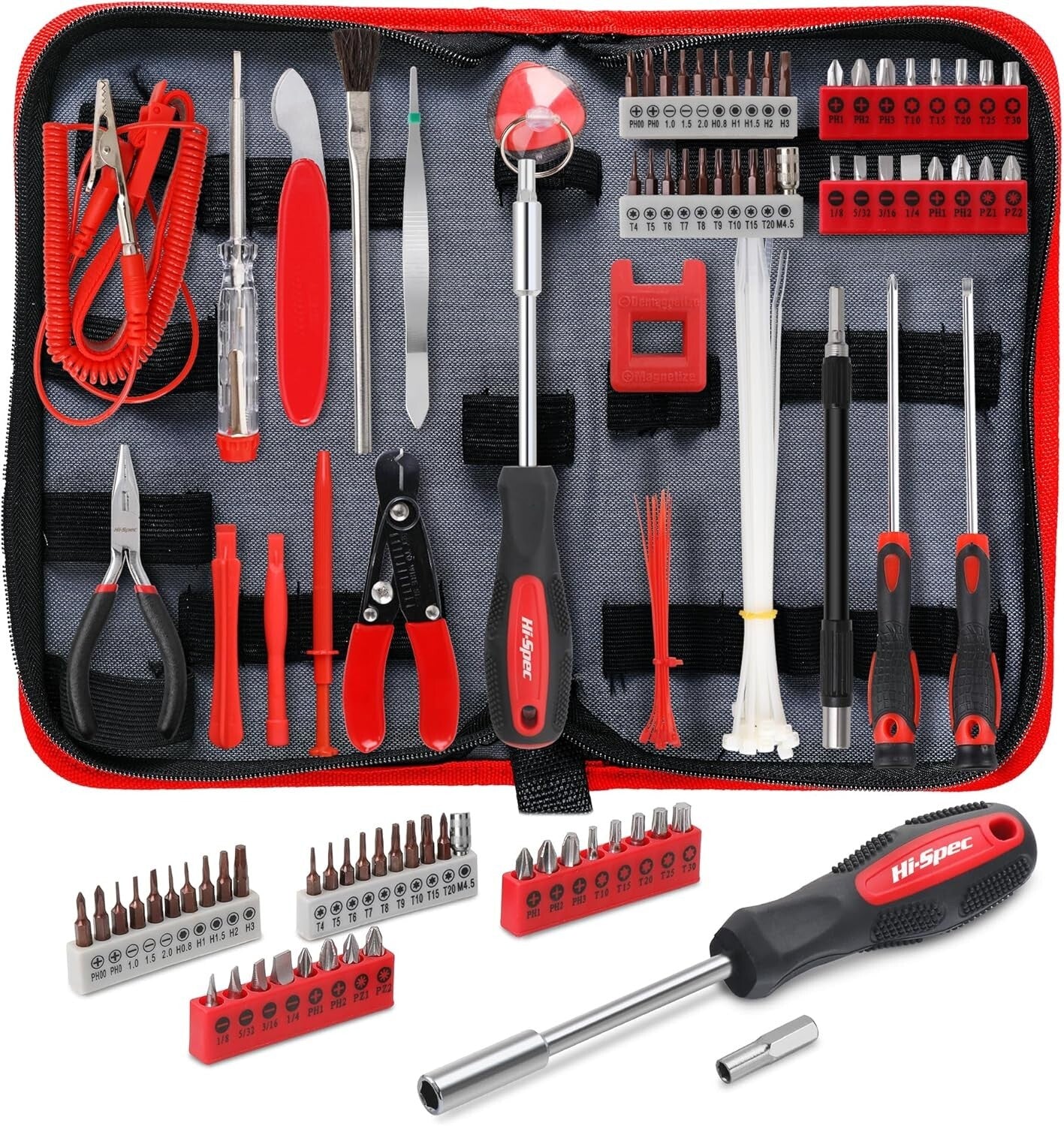 Comprehensive Electronics Repair Tool Kit: 56-Pc Precision Set for Devices