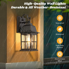 Load image into Gallery viewer, Stylish Outdoor Wall Sconces with E26 Socket - Waterproof &amp; Energy Efficient