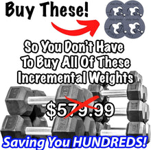 Load image into Gallery viewer, 1.25 lb Weight Clips - Boosts Dumbbell Kettlebell Barbell Training with 2.5 lbs