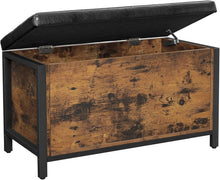 Load image into Gallery viewer, Elegant Entryway Storage Bench: Flip Top Ottoman &amp; Sturdy Seating Solution