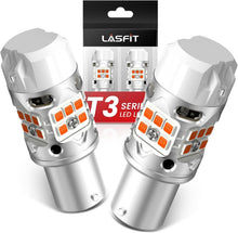 Load image into Gallery viewer, Premium 1156 Amber LED Bulbs with Intelligent IC Driver - 500% Brightness 2 Pack