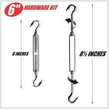 Load image into Gallery viewer, Premium Stainless Steel Shade Sail Winch Set—Includes Cables &amp; Mounting Hardware
