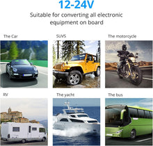 Load image into Gallery viewer, Aluminum Rocker Switch Panel with LED Voltmeter &amp; Dual USB Charger for Boats