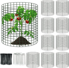 Load image into Gallery viewer, Complete Plant Protection Set - 30 Wire Mesh Panels, Stakes &amp; Ties for Gardens