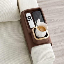 Load image into Gallery viewer, Premium Silicone Couch Cup Holder - Sturdy &amp; Stylish Drink Holder Brown