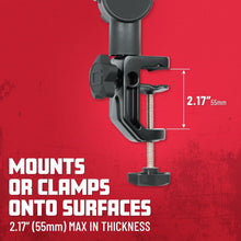 Load image into Gallery viewer, Heavy-Duty Podcast Microphone Stand with On-Air LED Light &amp; Removable XLR Cable