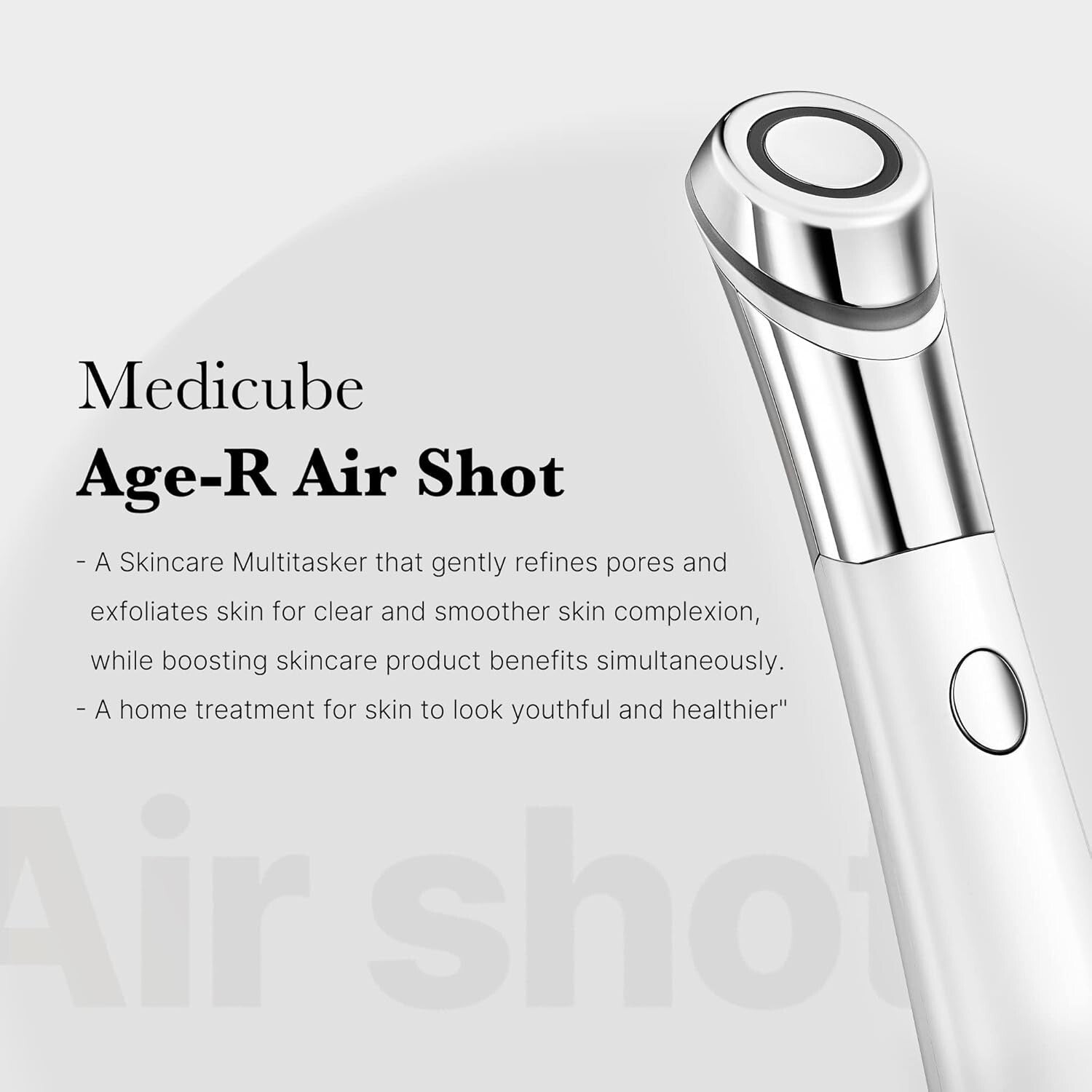 Microneedling Skin Care Device - Age-R ATS Air Shot for Exfoliation & Pore Ti...
