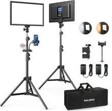 Load image into Gallery viewer, Professional LED Lighting Kit with Adjustable Stands - Ideal for Live Streaming