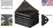 Load image into Gallery viewer, Heavy-Duty Black Shade Cloth 30x50 FT with Reinforced Grommets - Outdoor Comfort