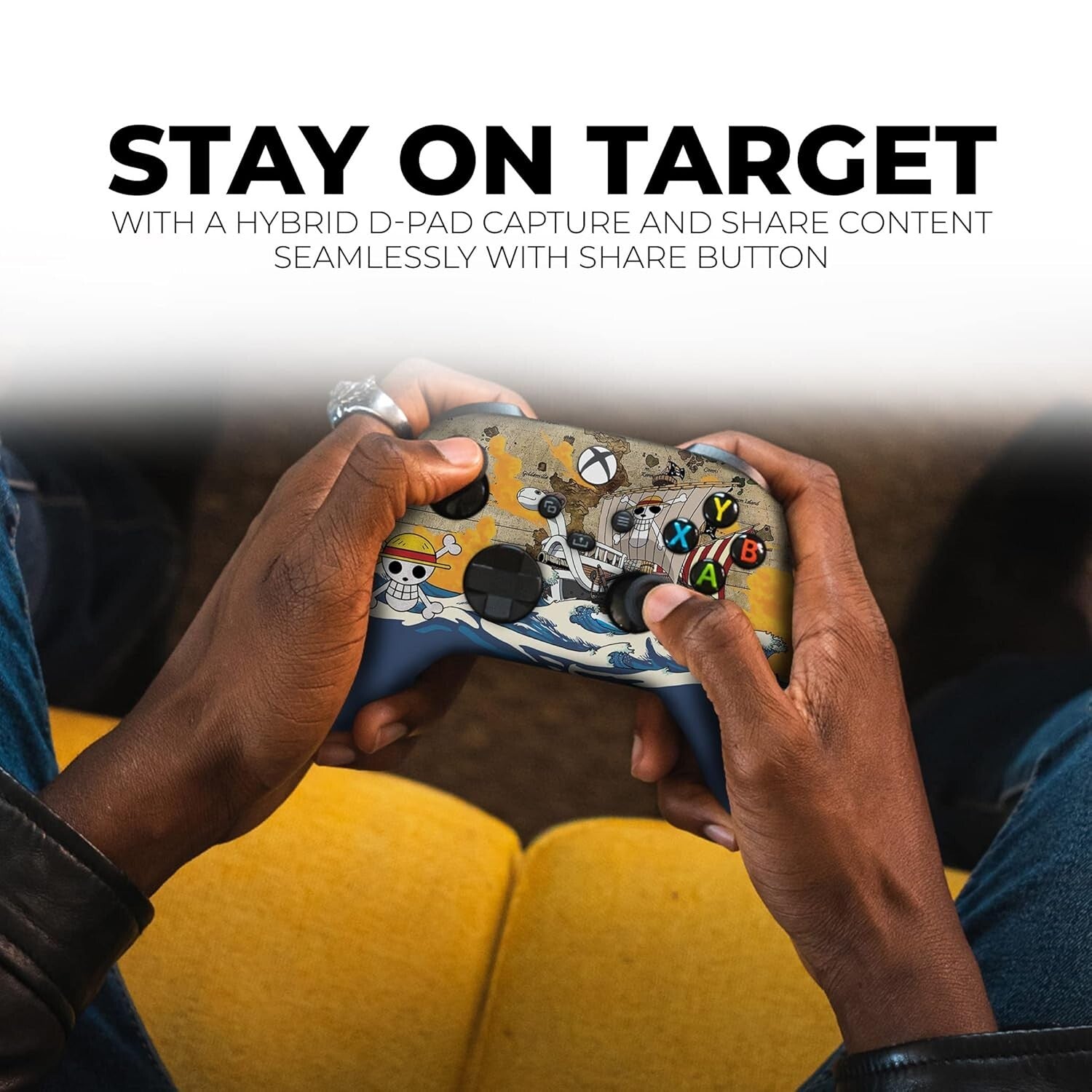 Custom Wireless Xbox Controller with Hydro-Dip Printing for Unique Gaming Style