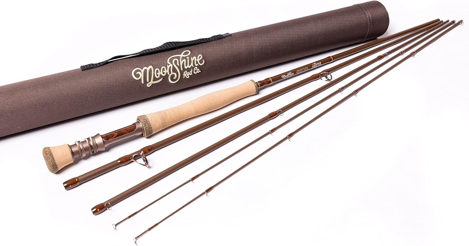 Moderate-Fast Action Fly Fishing Rod, 9ft with Extra Tip & Stylish Carrying Case