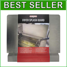 Load image into Gallery viewer, Highly Durable Stainless Steel Splash Guard for Commercial Deep Fryers - 20.5x15