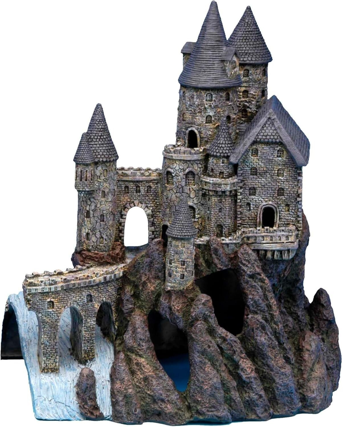 Enchanting Extra Large Wizard's Castle Aquarium Decor for Fish Tanks - Part B