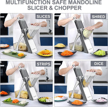 Load image into Gallery viewer, Professional Mandoline Slicer with Rust-Resistant Blade – Dishwasher Safe Design