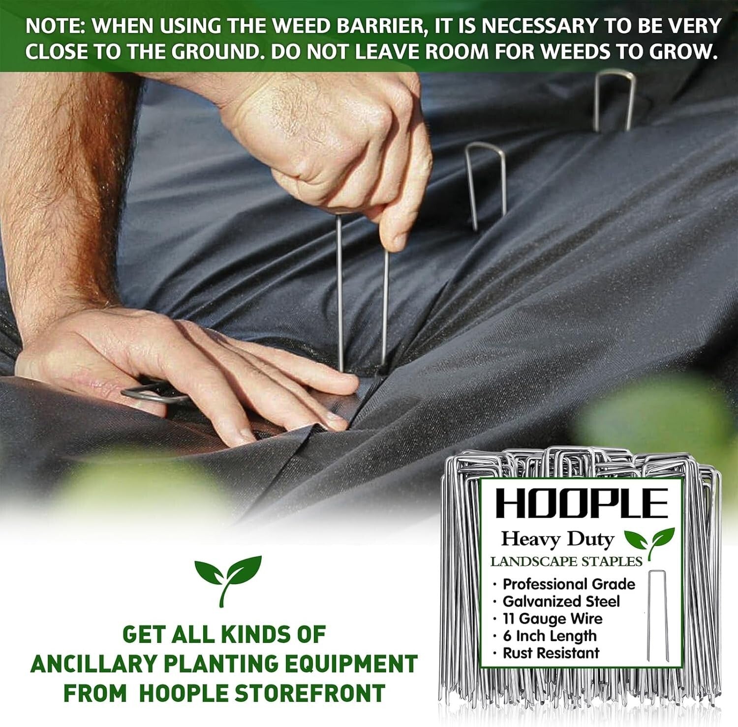Durable 3ft x 180ft Weed Control Fabric - Easy Install for Beautiful Gardens