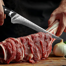 Load image into Gallery viewer, Professional 7-Inch Boning Knife with 67 Layers of Damascus Steel - Lightweight