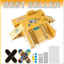 Load image into Gallery viewer, Customizable Fingerboard Skatepark with 8 Ramps &amp; 4 Boards - Perfect Gift