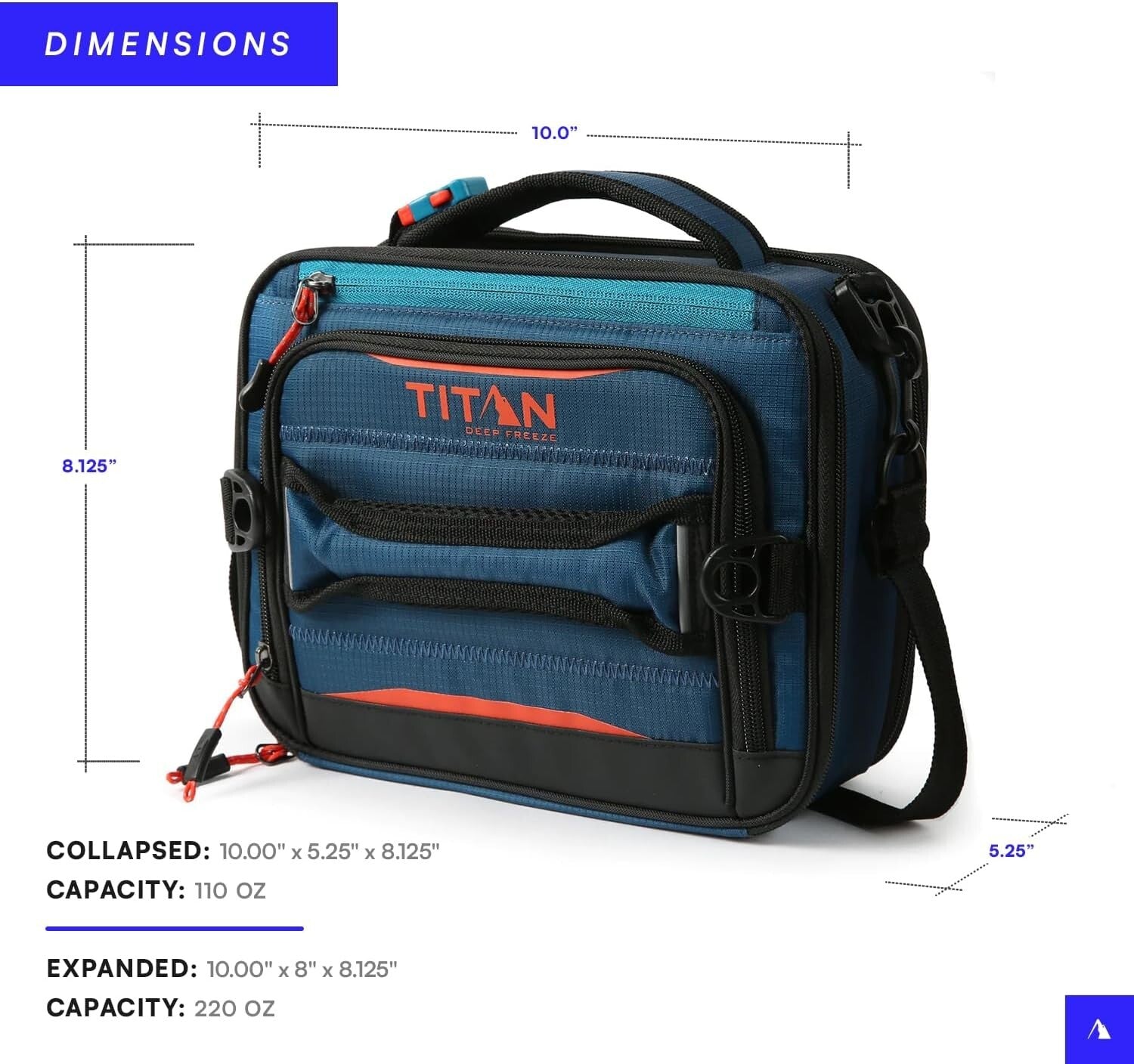 Expandable Titan Lunch Pack with Ice Walls – Perfect for School, Work & Outdoors