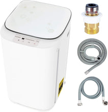 Load image into Gallery viewer, Energy-Efficient 2-in-1 Washer and Spin Dryer - Stainless Steel, 8 Wash Cycles