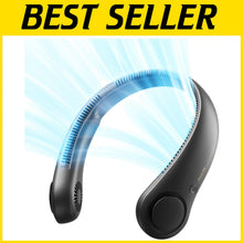 Load image into Gallery viewer, Rechargeable Portable Neck Fan with 5 Speed Comfort - Lightweight &amp; Stylish