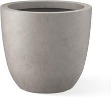 Load image into Gallery viewer, Large Stylish 18" Concrete Planter with Drainage - Perfect for Home &amp; Garden