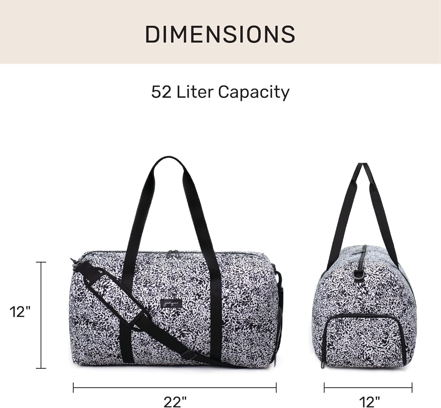 Durable Polyester Travel Bag - Perfect Fit for Yoga, Gym, or Weekend Getaways