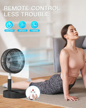 Load image into Gallery viewer, Super Quiet Telescopic Desk/Stand Fan - 7200mAh Battery &amp; 4 Speed Settings