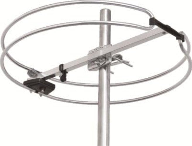 Durable Aluminum FM Loop Antenna for Superior Analog and Digital Signals