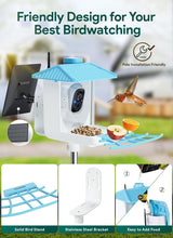 Load image into Gallery viewer, Wireless Bird Feeder with Solar Camera - Real-Time Bird Watching from Your Phone