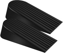 Load image into Gallery viewer, Heavy-Duty Rubber Door Stopper Wedge - Non-Scratching &amp; Versatile, 4 Pack