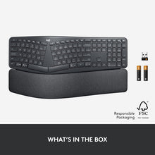 Load image into Gallery viewer, Sleek Logitech K860 Wireless Keyboard - Curved Split Keys for Precision Typing