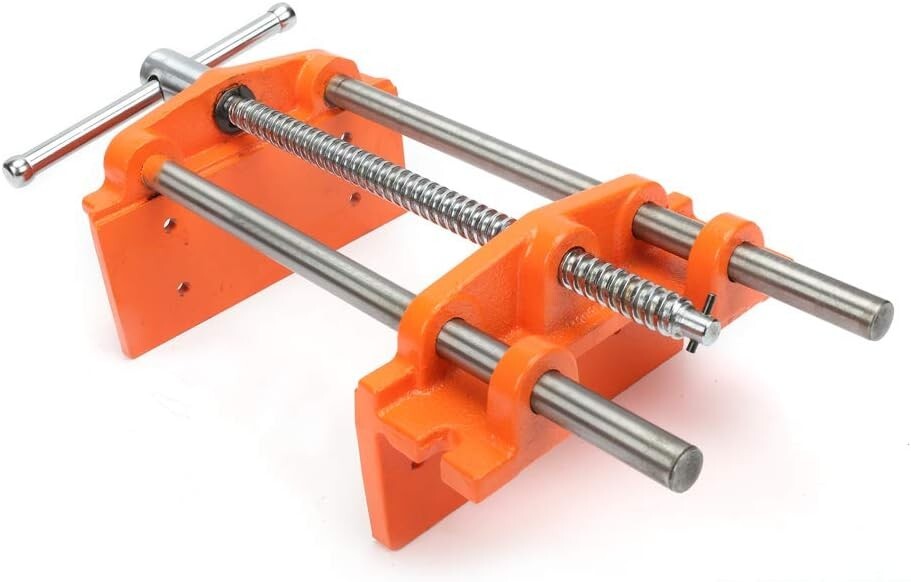 Stainless Steel Woodworker's Vise - 9" Jaw Width, Ideal for Home & Shop Use